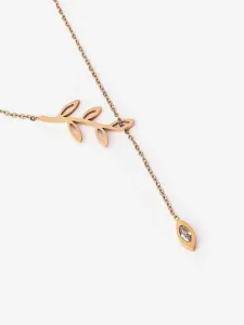 Vuch Rose Gold Fallness Necklace Pink