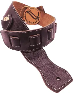 Wambooka Nativo Standard Leather guitar strap Brown Leather