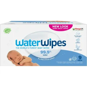 Water Wipes Baby Wipes 9 Pack gentle wet wipes for babies 9x60 pc