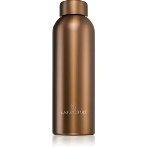 Waterdrop Thermo Steel Metal stainless steel water bottle colour Bronze Brushed 600 ml