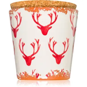 Wax Design Deer Red scented candle 10 cm