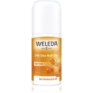 Weleda BIO Sea buckthorn syrup Sea Buckthorn aluminium salt free roll-on deodorant with 24-hour protection 50 ml