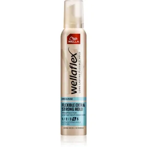 Wella Wellaflex Flexible Extra Strong styling mousse with extra strong hold 200 ml