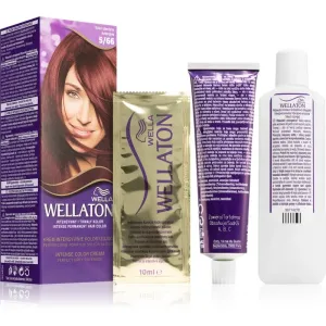Wella Wellaton Intense permanent hair dye with argan oil shade 5/66 Aubergine 1 pc