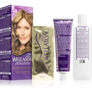 Wella Wellaton Intense permanent hair dye with argan oil shade 7/0 Medium Blonde 1 pc