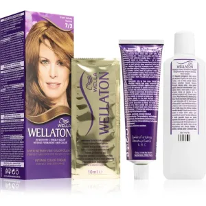 Wella Wellaton Intense permanent hair dye with argan oil shade 7/3 Hazelnut 1 pc