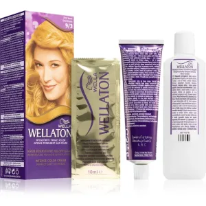Wella Wellaton Intense permanent hair dye with argan oil shade 9/3 Gold Blonde 1 pc
