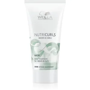 Wella Professionals Nutricurls Waves & Curls smoothing mask for wavy and curly hair 30 ml