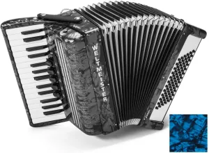 Weltmeister Juwel 30/72/III/5 MT Blue Piano accordion