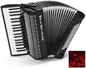 Weltmeister Topas 37/96/IV/11/5 Red Piano accordion