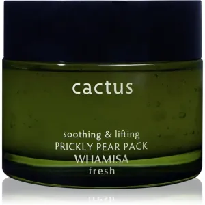 WHAMISA Cactus Prickly Pear Pack hydrating gel mask for intensive restoration and skin stretching 100 g