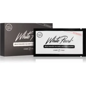 White Pearl Charcoal tooth whitening strips 28 pc #246504