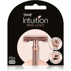 Wilkinson Sword Intuition Rose Gold Blades replacement blades 15 pc