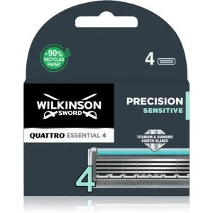 Wilkinson Sword Quattro Essential 4 Precision Sensitive replacement blades 4 pc