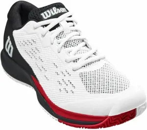 Wilson Rush Pro Ace Mens Tennis Shoe White/Black/Poppy Red 45 1/3 Men´s Tennis Shoes