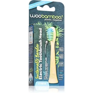 Woobamboo Eco Electric Toothbrush Head toothbrush replacement heads from bamboo Compatible with Philips Sonicare 2 pc