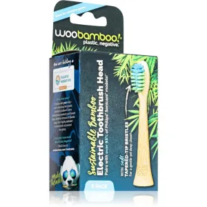Woobamboo Eco Electric Toothbrush Head toothbrush replacement heads from bamboo Compatible with Philips Sonicare 6 pc