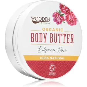 WoodenSpoon Organic Bulgarian Rose body butter with rose fragrance 100 ml
