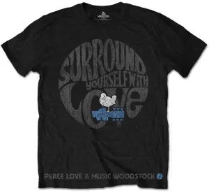 Woodstock T-Shirt Surround Yourself Unisex Black XL