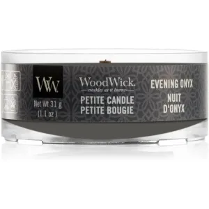 Woodwick Evening Onyx votive candle wooden wick 31 g