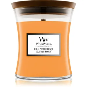 Woodwick Chilli Pepper Gelato scented candle with wooden wick 275 g