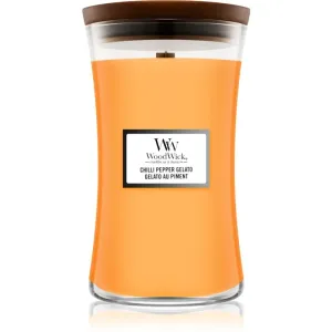 Woodwick Chilli Pepper Gelato scented candle with wooden wick 609,5 g
