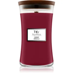 Woodwick Currant scented candle with wooden wick 609,5 g