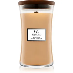 Woodwick Golden Milk scented candle with wooden wick 609.5 g