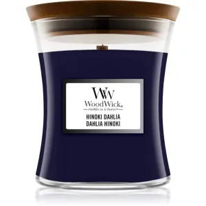 Woodwick Hinoki Dahlia scented candle 275 g
