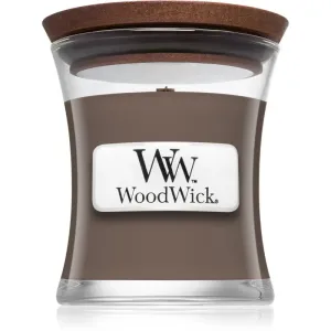 Woodwick Sand & Driftwood scented candle with wooden wick 85 g