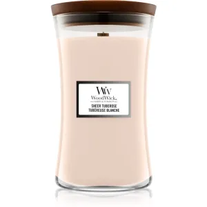 Woodwick Sheer Tuberose scented candle 609 g