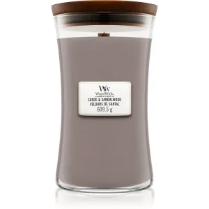 Woodwick Suede & Sandalwood scented candle 609.5 g