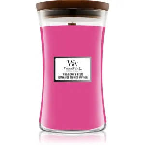 Woodwick Wild Berry & Beets scented candle with wooden wick 609,5 g