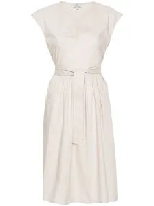 WOOLRICH - Belted Poplin Short Dress #1823289