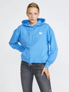 Wrangler Drawcord Sweatshirt Blue