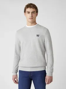 Wrangler Sign Off Crew Sweatshirt Grey #228848