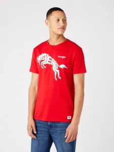 Wrangler T-shirt Red