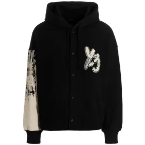 Y-3 Graphic Logo French Terry Hoodie UNISEX Black/ Core White #1384640