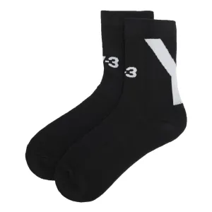 Y-3 Mens Hi Socks Black S