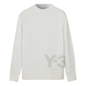 Y-3 Men's Classic Chest Logo Crew Sweatshirt White L