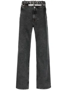 Y/PROJECT - Y Belt Denim Jeans
