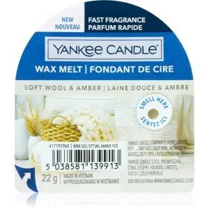 Yankee Candle Soft Wool & Amber wax melt 22 g