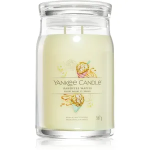 Yankee Candle Banoffee Waffle scented candle Signature 567 g