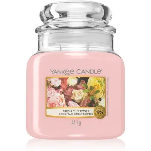 Yankee Candle Fresh Cut Roses scented candle classic mini 411 g