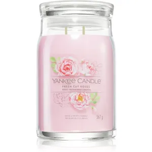 Yankee Candle Fresh Cut Roses scented candle Signature 567 g
