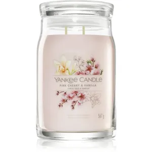 Yankee Candle Pink Cherry & Vanilla scented candle Signature 567 g