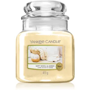 Yankee Candle Soft Wool & Amber scented candle 411 g