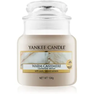 Yankee Candle Warm Cashmere scented candle Classic velká 104 g