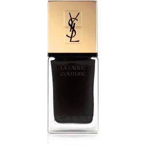 Yves Saint Laurent La Laque Couture nail polish shade 73 Noir Over Noir 10 ml