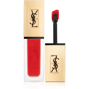 Yves Saint Laurent Tatouage Couture Ultra-Matte Liquid Lip Stain Shade 01 Rouge Tatouage - Vibrant Pink Red 6 ml